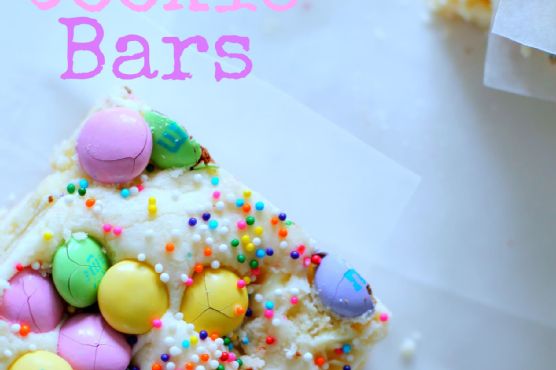 Easter Sugar Cookie Bars