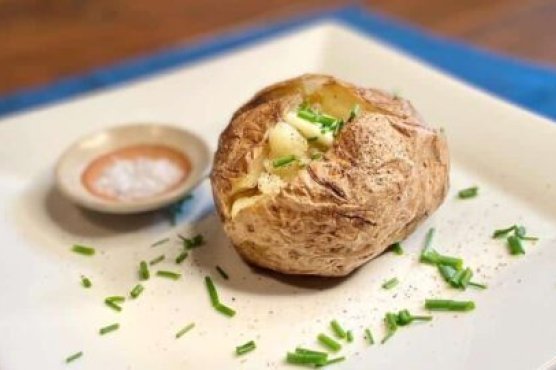 for a Baked Potato (fluffy every time when using this trick)