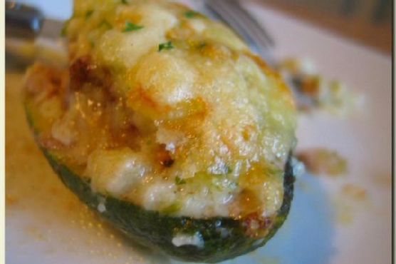 Baked Stuffed Zucchini By Angie's