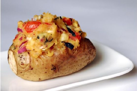 Bruschetta Stuffed Potatoes