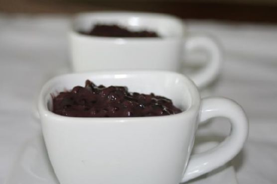 Cardamon Infused Black Rice Pudding with Coconut Milk