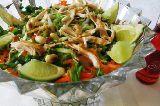 Chinese Chicken Salad With Chipotle Dressing