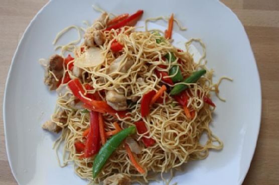 Chinese Style Chicken and Noodle Stir Fry