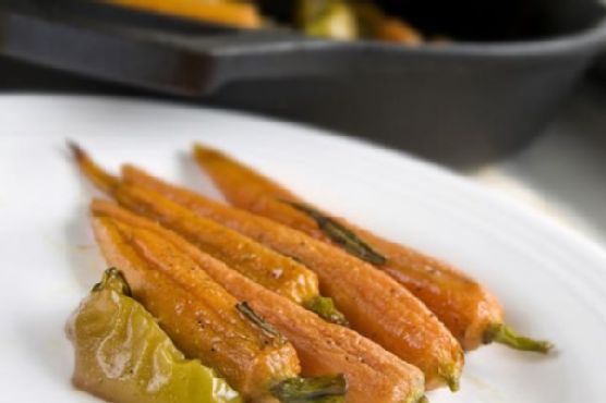 Cider Roasted Carrot and Apple Fall Side Dish