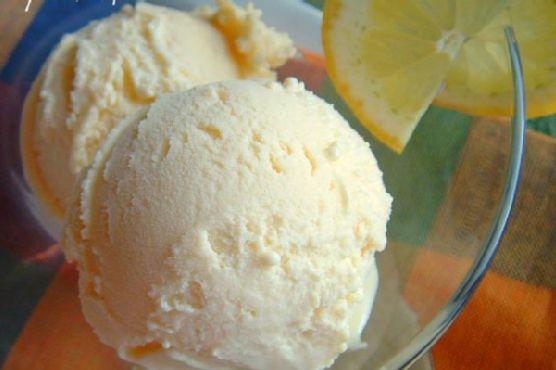 Lemon Curd Custard Ice Cream