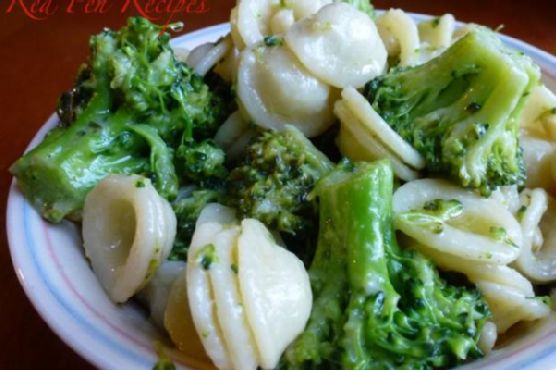 Orecchiette with Brown Butter, Broccoli, Pine Nuts, and Basil