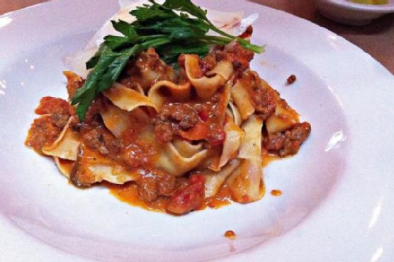 Pappardelle With Bolognese Sauce