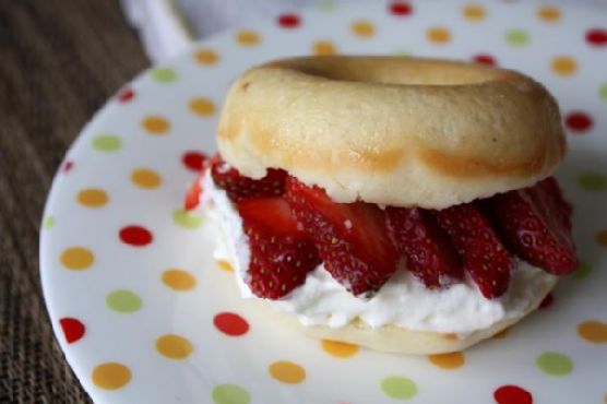 Strawberry Shortcake with Homemade Donuts