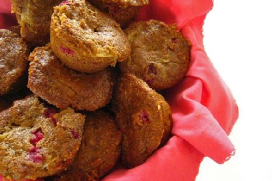 Whole Wheat Cranberry Pear Muffins