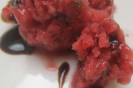 Strawberry Basil Sorbet (no Ice Cream Maker Necessary!)